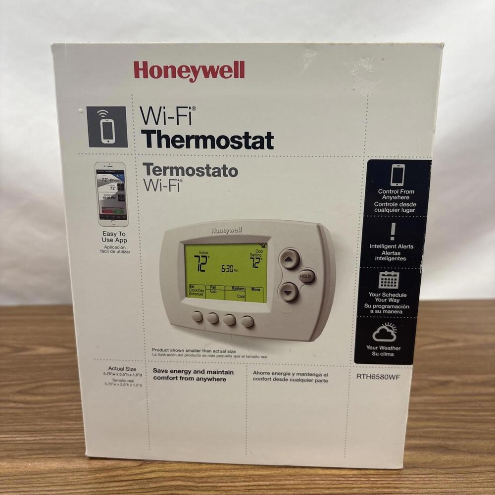 Honeywell Home Smart Thermostat Wi-Fi 7-Day Digital Programmable RTH6580WF1001